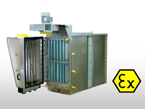 WAMAIR ATEX Flanged Polygonal Dust Collectors ATEX-certified