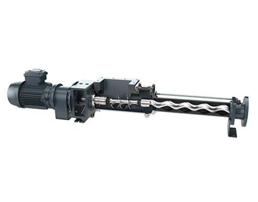 Nemo BO/BS pump with hopper in block construction